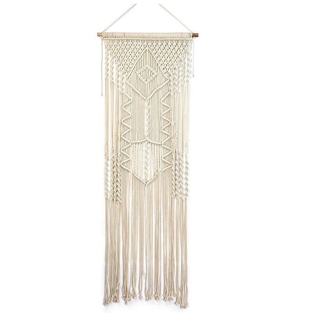 Helix Braids Wall Hanging Boho Decor Woven Tapestry 18"x72"